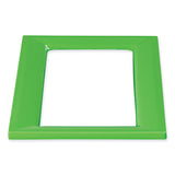 Safco® Mixx Recycling Center Lid, 9.87w x 19.87d x 0.82h, Green, Ships in 1-3 Business Days (SAF9450GN) Each