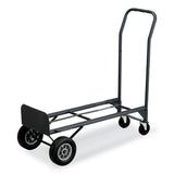 Safco® Tuff Truck Convertible Hand Truck, 400 lb to 500 lb Capacity, 14.5 x 45.6, Black (SAF4070) Each