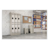 Safco® Plastic Step-On Receptacle, 12 gal, Plastic, Tan, Ships in 1-3 Business Days (SAF9925TN) Each