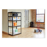 Safco® Open Top Oval Waste Receptacle, 14 gal, Steel, Silver, Ships in 1-3 Business Days (SAF9921SL) Each