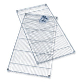 Safco® Industrial Extra Shelf Pack, 48w x 18d x 1.5h, Steel, Metallic Gray, 2/Pack (SAF5293GR)