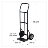 Safco® Tuff Truck Continuous Handle Hand Truck, 400 lb Capacity, 14.5 x 45.5, Black (SAF4069) Each