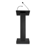 Oklahoma Sound® ZED Lectern with Speaker, 19.75 x 19.75 x 49, Black, Ships in 1-3 Business Days (NPSZED) Each