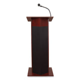 Oklahoma Sound® Power Plus Lectern, 22 x 17 x 46, Mahogany, Ships in 1-3 Business Days (NPS111PLSMY) Each
