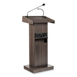 Oklahoma Sound® Orator Lectern, 22 x 17 x 46, Ribbonwood, Ships in 1-3 Business Days (NPS800XRW) Each