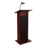 Oklahoma Sound® Power Plus Lectern, 22 x 17 x 46, Mahogany, Ships in 1-3 Business Days (NPS111PLSMY) Each