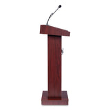 Oklahoma Sound® Orator Lectern, 22 x 17 x 46, Mahogany, Ships in 1-3 Business Days (NPS800XMY) Each