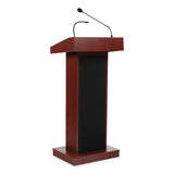 Oklahoma Sound® Orator Lectern, 22 x 17 x 46, Mahogany, Ships in 1-3 Business Days (NPS800XMY) Each