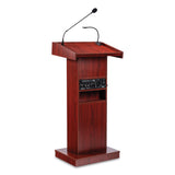 Oklahoma Sound® Orator Lectern, 22 x 17 x 46, Mahogany, Ships in 1-3 Business Days (NPS800XMY) Each