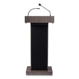 Oklahoma Sound® Orator Lectern, 22 x 17 x 46, Ribbonwood, Ships in 1-3 Business Days (NPS800XRW) Each