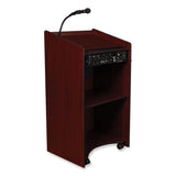 Oklahoma Sound® Aristocrat Sound Lectern, 25 x 20 x 46, Mahogany, Ships in 1-3 Business Days (NPS6010MY) Each