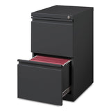 Hirsh Industries® Full-Width Pull 20 Deep Mobile Pedestal File, File/File, Letter, Charcoal, 15 x 19.88 x 27.75, Ships in 4-6 Business Days (HID19328) Each