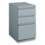 Hirsh Industries® Full-Width Pull 20 Deep Mobile Pedestal File, Box/Box/File, Letter, Platinum, 15 x 19.88 x 27.75, Ships in 4-6 Business Days (HID21856) Each