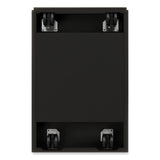 Hirsh Industries® Arch Pull 20 Deep Mobile Pedestal File, 2-Drawer, Box/File, Letter, Black, 15 x 19.88 x 23.75, Ships in 4-6 Business Days (HID22752) Each