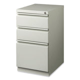Hirsh Industries® Full-Width Pull 20 Deep Mobile Pedestal File, Box/Box/File, Letter, Lt Gray, 15 x 19.88 x 27.75, Ships in 4-6 Business Days (HID18576) Each