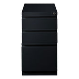 Hirsh Industries® Full-Width Pull 20 Deep Mobile Pedestal File, Box/Box/File, Letter, Black, 15 x 19.88 x 27.75, Ships in 4-6 Business Days (HID18575) Each