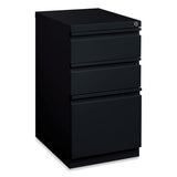 Hirsh Industries® Full-Width Pull 20 Deep Mobile Pedestal File, Box/Box/File, Letter, Black, 15 x 19.88 x 27.75, Ships in 4-6 Business Days (HID18575) Each