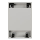 Hirsh Industries® Full-Width Pull 20 Deep Mobile Pedestal File, File/File, Letter, Arctic Silver,15 x 19.88 x 27.75,Ships in 4-6 Business Days (HID24111) Each