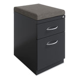 Hirsh Industries® Arch Pull 20 Deep Mobile Pedestal File, 2 Drawer, Box/File, Letter, Charcoal, 15 x 19.88 x 23.75, Ships in 4-6 Business Days (HID22753) Each