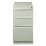 Hirsh Industries® Full-Width Pull 20 Deep Mobile Pedestal File, Box/Box/File, Letter, Lt Gray, 15 x 19.88 x 27.75, Ships in 4-6 Business Days (HID18576) Each