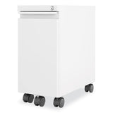 Hirsh Industries® Zip Mobile Pedestal File, 1 Drawer, File. Legal/Letter, White, 10 x 19.88 x 21.75, Ships in 4-6 Business Days (HID24106) Each