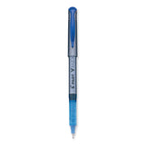 Pilot® V Razor Point Liquid Ink Porous Point Pen, Stick, Extra-Fine 0.5 mm, Blue Ink, Gray/Translucent Blue Barrel, Dozen (PIL11021) 1 Dozen