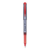 Pilot® V Razor Point Liquid Ink Porous Point Pen, Stick, Extra-Fine 0.5 mm, Red Ink, Gray/Translucent Red Barrel, Dozen (PIL11022) 1 Dozen
