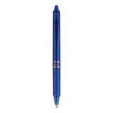 Pilot® FriXion Clicker Erasable Gel Pen, Retractable, Bold 1 mm, Blue Ink, Blue Barrel, Dozen (PIL11387) 1 Dozen