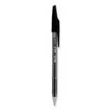 Pilot® Better Ballpoint Pen, Stick, Fine 0.7 mm, Black Ink, Smoke Barrel, Dozen (PIL35011) 1 Dozen