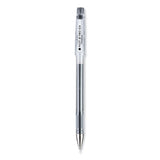 Pilot® G-TEC-C Ultra Gel Pen, Stick, Extra-Fine 0.4 mm, Black Ink, Clear/Black Barrel, Dozen (PIL35491) 1 Dozen