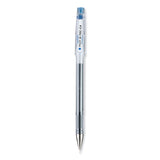 Pilot® G-TEC-C Ultra Gel Pen, Stick, Extra-Fine 0.4 mm, Blue Ink, Clear/Blue Barrel, Dozen (PIL35492) 1 Dozen