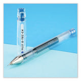 Pilot® G-TEC-C Ultra Gel Pen, Stick, Extra-Fine 0.4 mm, Blue Ink, Clear/Blue Barrel, Dozen (PIL35492) 1 Dozen