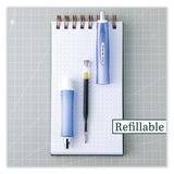 Pilot® Dr. Grip Frosted Advanced Ink Ballpoint Pen, Retractable, Medium 1 mm, Black Ink, Purple Barrel (PIL36250) Each