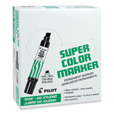 Pilot® Jumbo Refillable Permanent Marker, Broad Chisel Tip, Green (PIL45400) Each