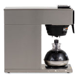 BUNN® VP17-1 12-Cup Commercial Pourover Coffee Brewer, Stainless Steel/Black, Ships in 7-10 Business Days (BUN133000001) Each