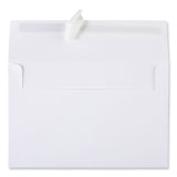 Universal® Peel Seal Strip Business Envelope, #A9, Square Flap, Self-Adhesive Closure, 5.74 x 8.75, White, 100/Box (UNV36107) Box of 100