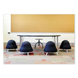 Safco® Diesel Low Base Stool, Backless, Supports Up to 250 lb, 16" to 22" High Black Seat, Pewter Base, Ships in 1-3 Business Days (SAF6669) Each