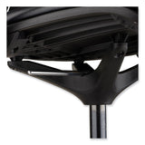 Safco® Shell Extended-Height Chair, Supports Up to 275 lb, 22" to 32" High Black Seat, Black Back/Base, Ships in 1-3 Business Days (SAF7014BL) Each