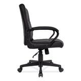 Alera® Alera Breich Series Manager Chair, Supports Up to 275 lbs, 16.73" to 20.39" Seat Height, Black Seat/Back, Black Base (ALEBC42B19) Each