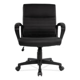 Alera® Alera Breich Series Manager Chair, Supports Up to 275 lbs, 16.73" to 20.39" Seat Height, Black Seat/Back, Black Base (ALEBC42B19) Each
