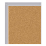 Ghent Natural Cork Bulletin Board with Frame, 60.5 x 48.5, Tan Surface, Oak Frame, Ships in 7-10 Business Days (GHEWK45) Each