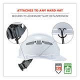 ergodyne® Squids 3157 Coiled Lanyard with Buckle, 2 lb Max Working Capacity, 12" to 48" Long, Black, Ships in 1-3 Business Days (EGO19156) Each