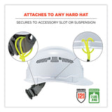 ergodyne® Squids 3157 Coiled Lanyard with Buckle, 2 lb Max Working Capacity, 12" to 48" Long, Lime, Ships in 1-3 Business Days (EGO19157) Each