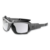 ergodyne® Skullerz Loki Safety Glasses/Goggles, Matte Gray Nylon Impact Frame, Anti-Fog Clear Polycarb Lens, Ships in 1-3 Business Days (EGO56103) Each
