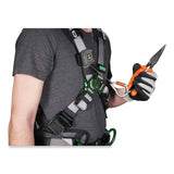 ergodyne® Squids 3002 Retractable Lanyard w/Carabiner+Belt-Loop Anchor, 2 lb Max Work Cap, 6" to 48", Gray, Ships in 1-3 Business Days (EGO19302) Each