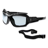 ergodyne® Skullerz Loki Safety Glasses/Goggles, Black Nylon Impact Frame, AntiFog Indr/Outdr Polycarb Lens, Ships in 1-3 Business Days (EGO56083) Each