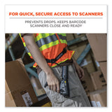 ergodyne® Squids 3135 Barcode Scanner Belt with Hook + Adaptor Strap, Small: 29" to 53" Long, Black, Ships in 1-3 Business Days (EGO19167) Each