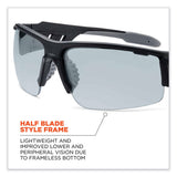 ergodyne® Skullerz Dagr Safety Glasses, Matte Black Nylon Impact Frame, Indoor/Outdoor Polycarbonate Lens, Ships in 1-3 Business Days (EGO52480) Each