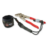 ergodyne® Squids 3116 Pull-On Wrist Lanyard with Buckle, 3 lb Max Working Capacity, 7.5" Long, Black, Ships in 1-3 Business Days (EGO19057) Each
