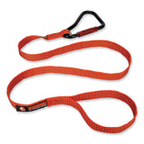 ergodyne® Squids 3148 Tool Lanyard w/XL Carabiner+Threaded Loop, 80 lb Max Work Capacity, 76", Orange/Black, Ships in 1-3 Business Days (EGO19148) Each